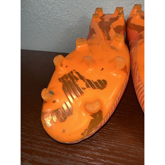 Adidas Nemeziz 18+ FG SAMPLE DA9589 Orange Cleats Men’s Sz 10.5 Football/Soccer main image 9